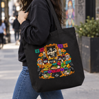Altar Día de Muertos Gym Eco Tote Bag | Bodybuilding Fitness Bag