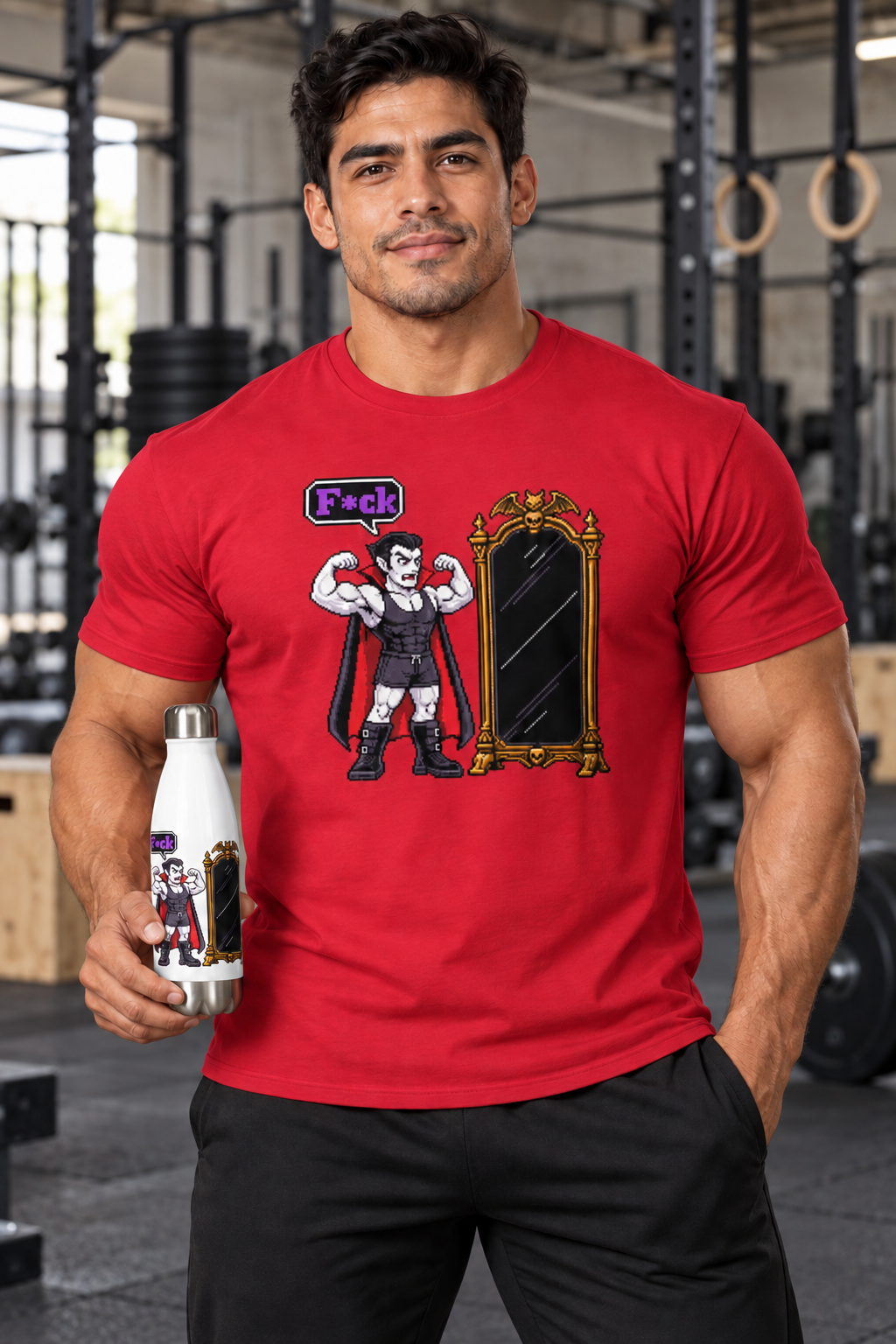 Funny Vampire Gym Shirt | Halloween Bodybuilding Tee